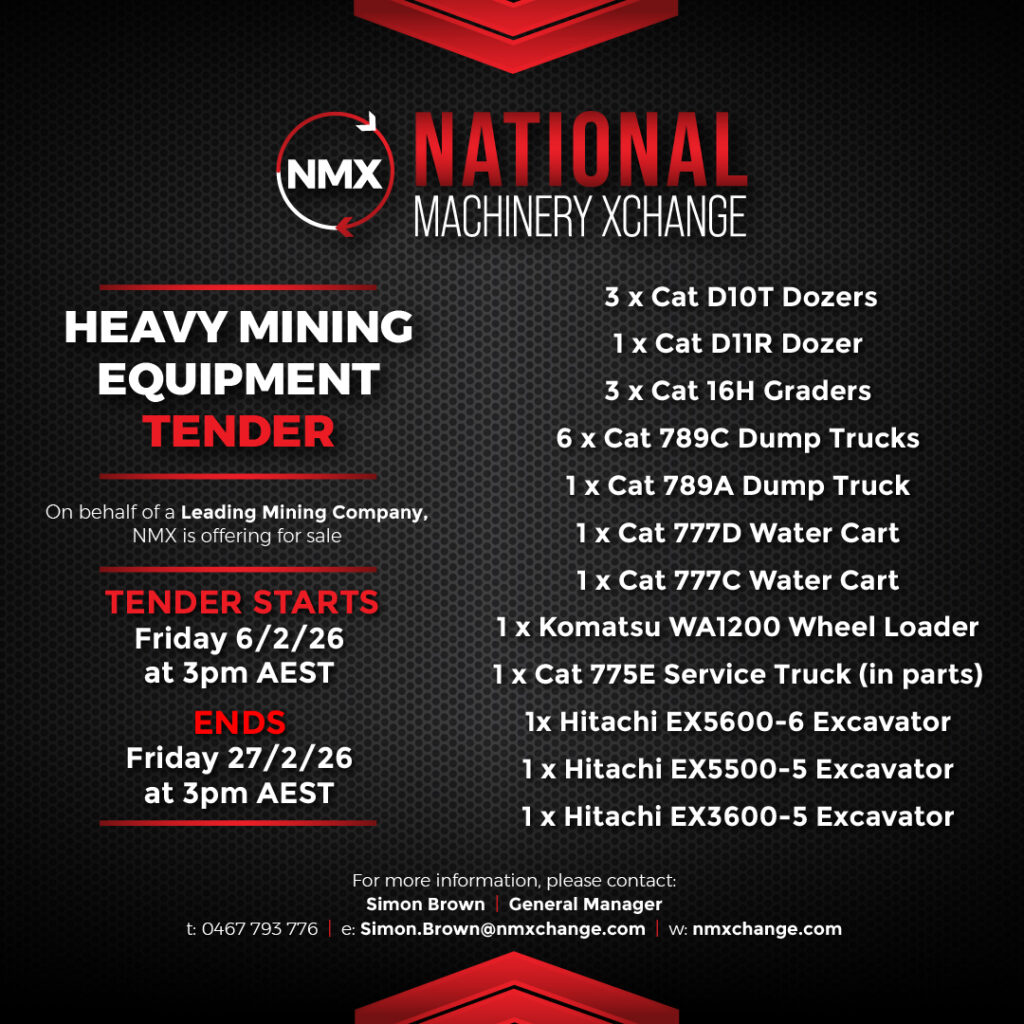 Image of Heavy Mining Machinery Tender